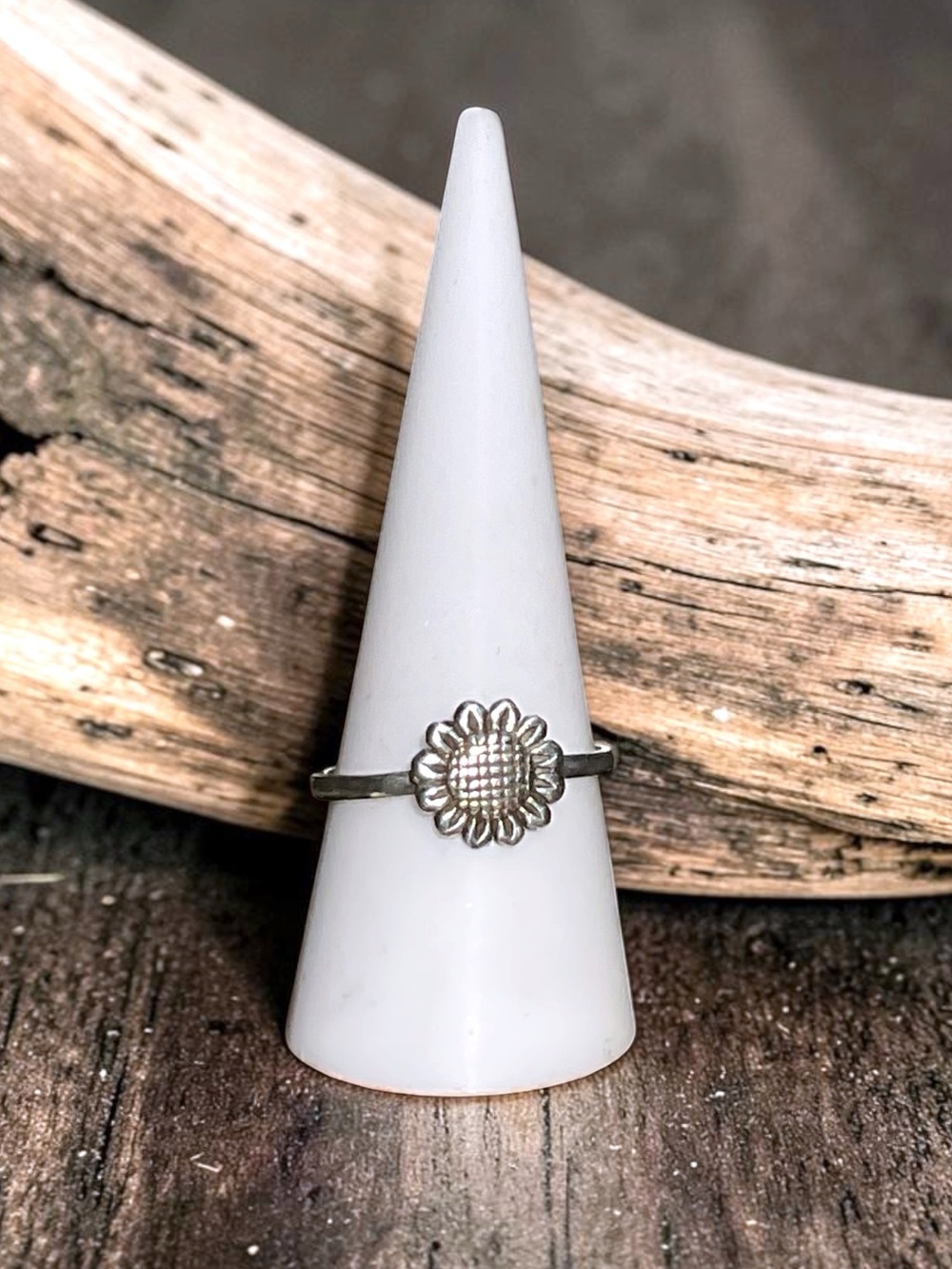 🌺Vintage Sterling Flower Ring
